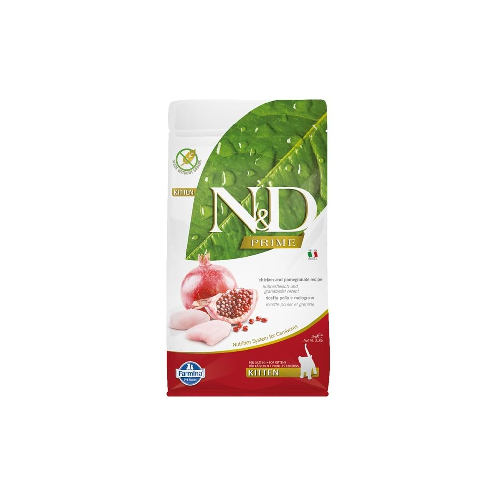 N&D PRİME F.KİTTEN TAVUK & NAR 1,5 KG