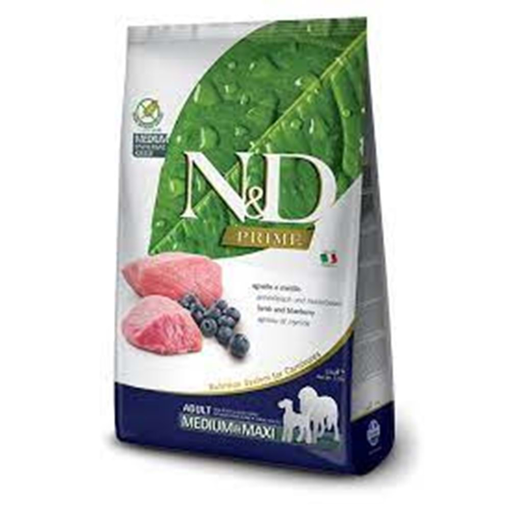 N&D C.ADULT PRIME MEDIUM/MAXI KUZU YABAN MERSİNİ 2.5 KG