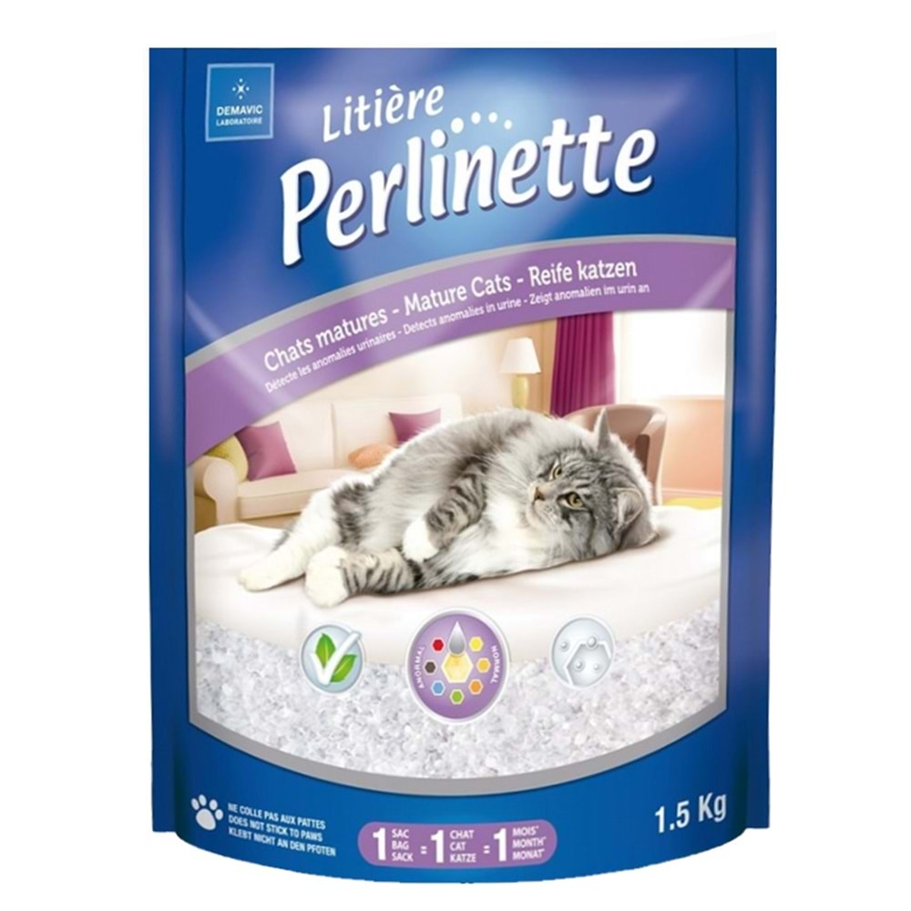 PERLİNETTE CAT DETECT MATURE CATS 1.5 KG (3.7L)