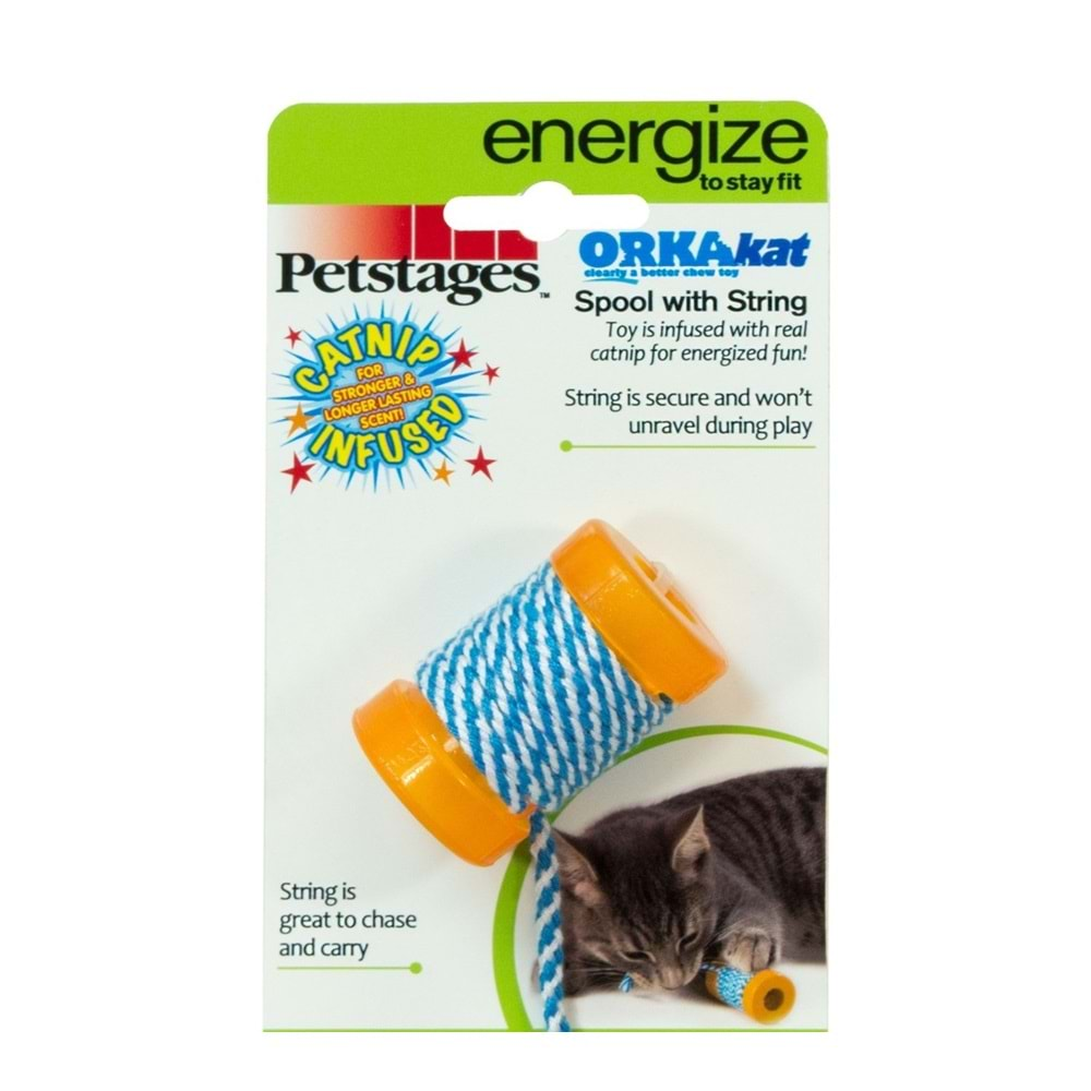 PETSTAGES ORKAKAT CATNIP INFUSED SPOOL OYUNCAK