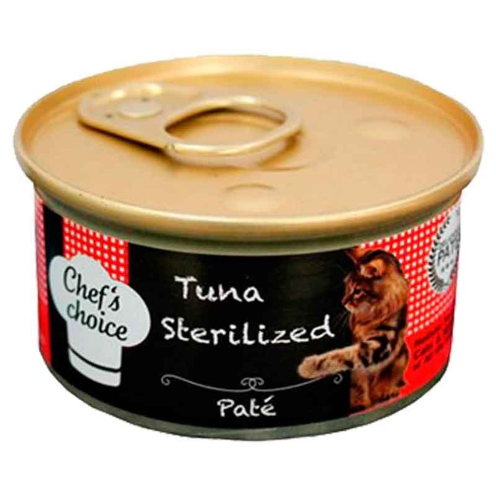 CHEFS CHOİCE F. TUNA STERİLİSED IN GRAVY KEDİ KONSERVE 85 GR