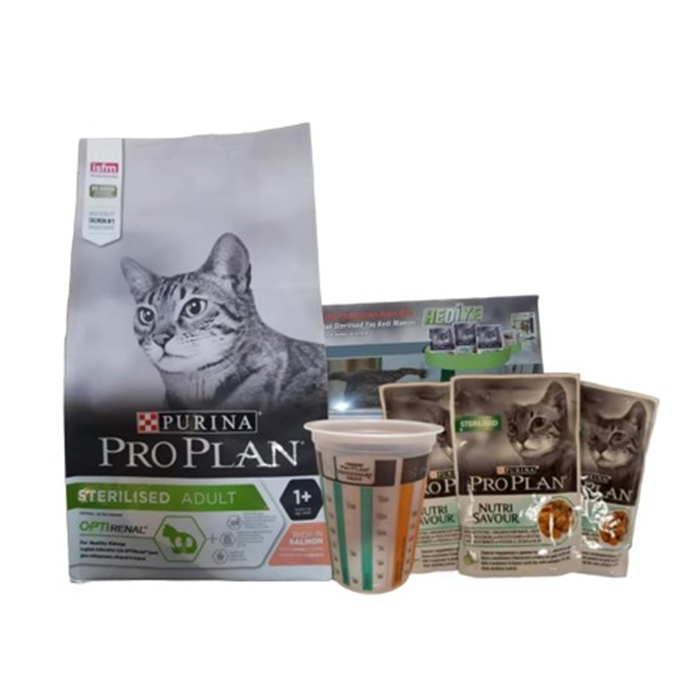 PROPLAN F.STERİLİSED SOMON TUNA 1,5KG HEDİYELİ PAKET