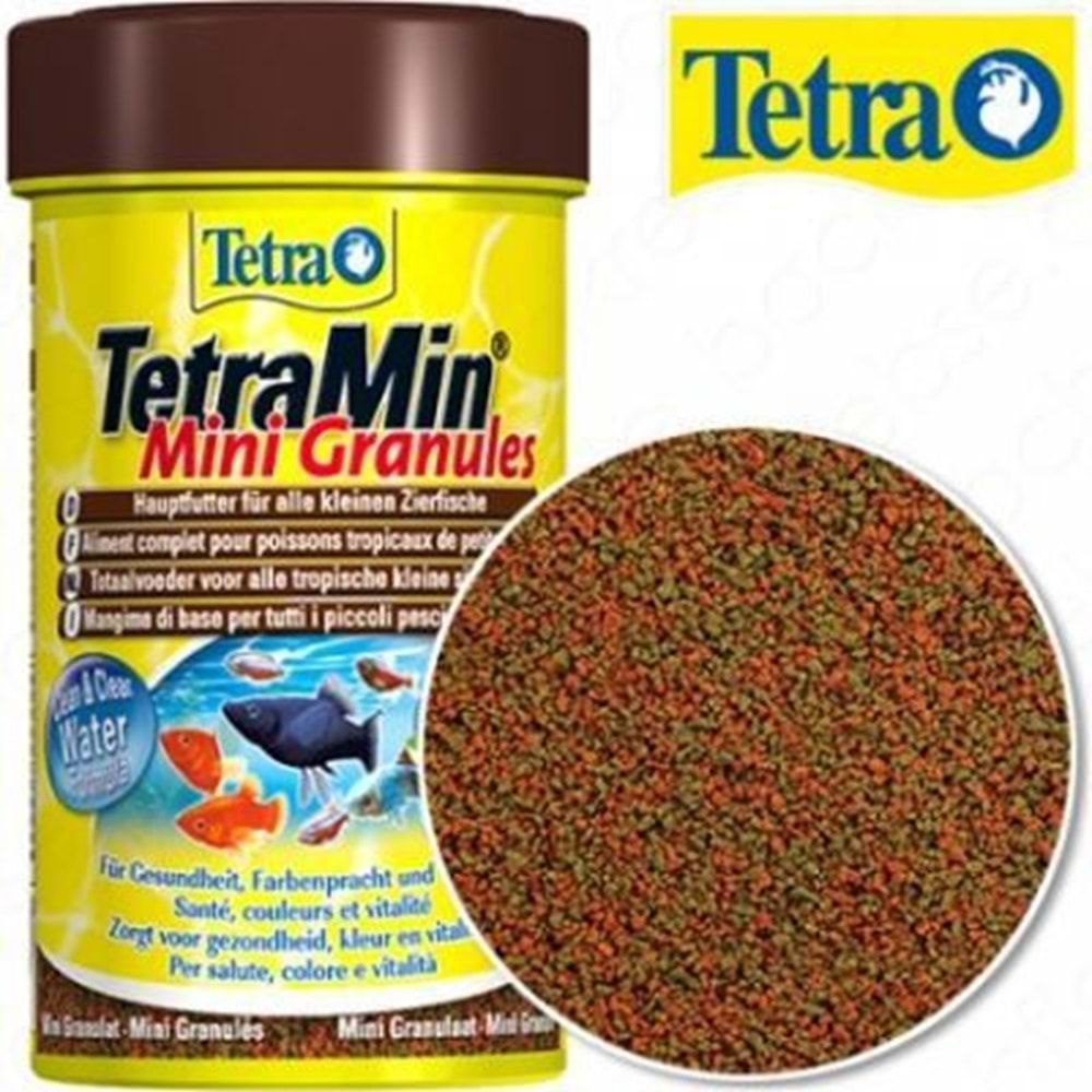 TETRA MİNİ GRANULES BALIK YEMİ 100 ML