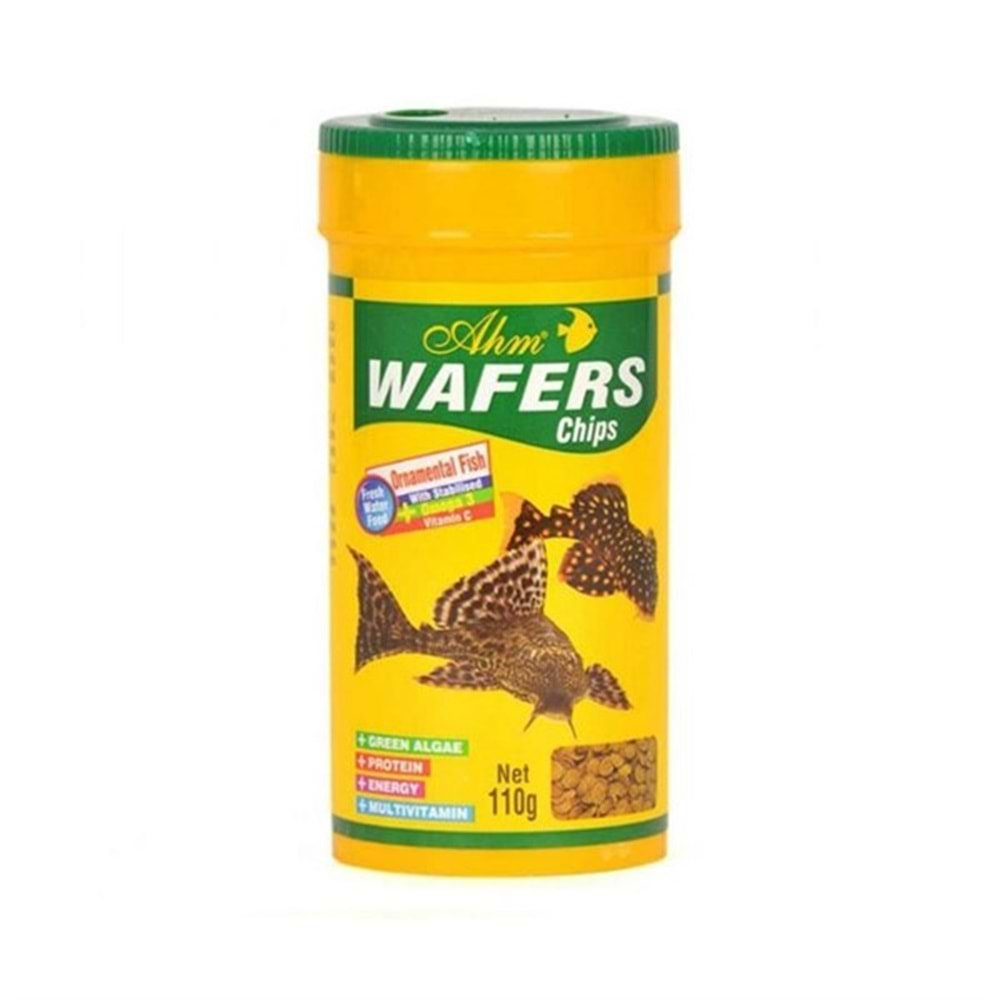 AHM WAFERS CHİP ÇÖPÇÜ VATOZ BALIK YEMİ 250 ML