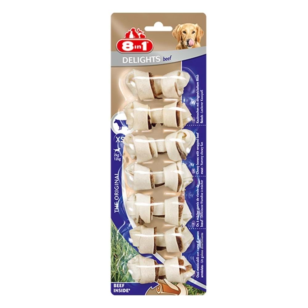 8 ın 1 BEEF DELIGHT BONES XS 406-660438