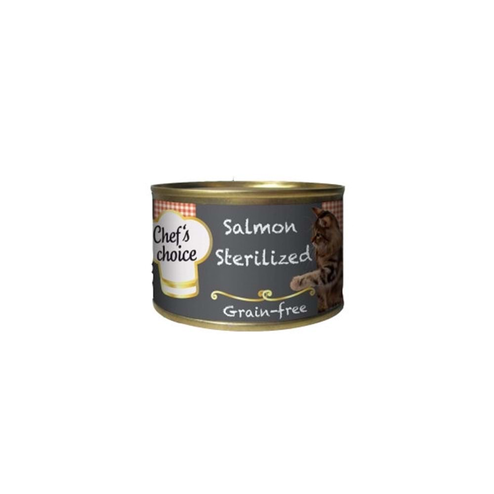 CHEFS CHOİCE F. STERILISED SALMON PATE KEDİ KONSERVE 80 GR