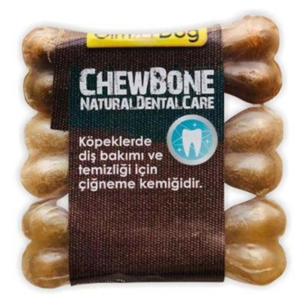 GİMDOG KÖPEK KEMİK PRESS 3 LÜ NATUREL 3,5-9 CM