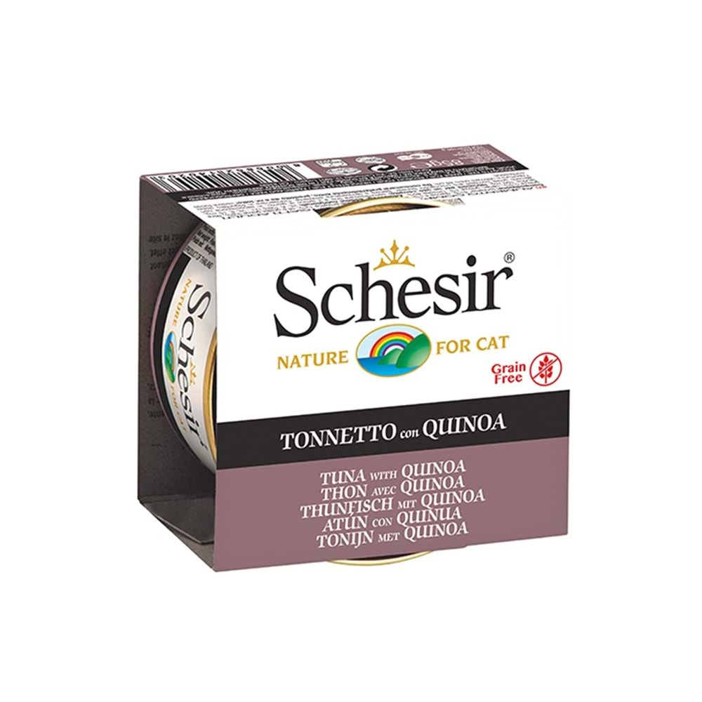 SCHESİR 85 GR KEDİ KONSERVE - TON BALIKLI VE KİNOA