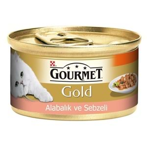 GOURMET GOLD PARÇA ETLİ ALABALIK VE SEBZELİ 85 GR