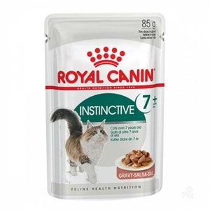 ROYAL CANİN INSTİNCTİVE +7 İN GRAVY YAŞLI KEDİ YAŞ MAMASI 85 GR