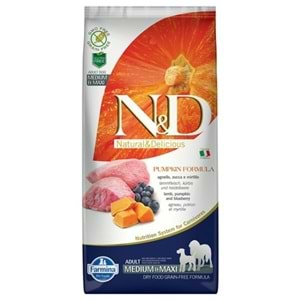 N&D C.ADULT PUMPKIN MED.MAXİ KUZU VE YABAN MERSİNİ 2,5 KG