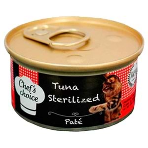 CHEFS CHOİCE F. TUNA STERİLİSED IN GRAVY KEDİ KONSERVE 85 GR