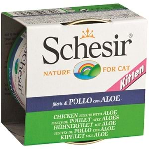 SCHESİR 85 GR KEDİ KONSERVE - TAVUK & ALOEVERALI