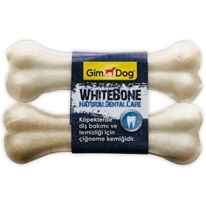 GİMDOG KÖPEK KEMİK PRESS 2 Lİ WHITE 5,5 - 14 CM