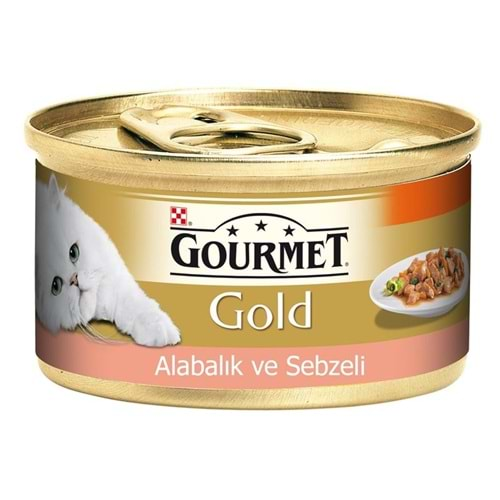 GOURMET GOLD PARÇA ETLİ ALABALIK VE SEBZELİ 85 GR