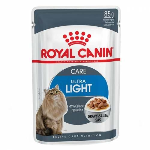 ROYAL CANİN ULTRA LİGHT İN GRAVY YETİŞKİN KEDİ YAŞ MAMASI 85 GR