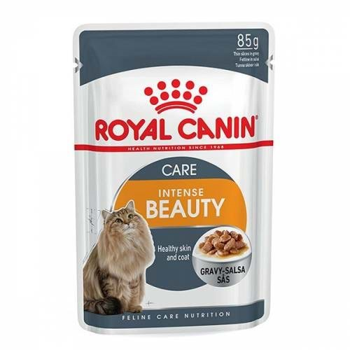 ROYAL CANİN İNTENSE BEAUTY İN GRAVY YETİŞKİN KEDİ YAŞ MAMASI 85 GR