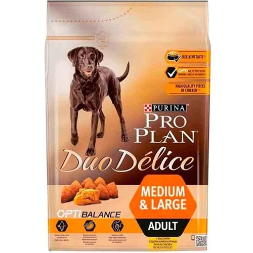 PROPLAN C.ADULT DUO DELİCE BEEF M/L 2,5 KG