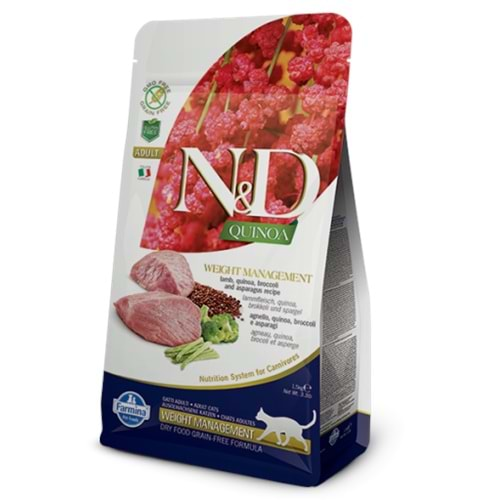 N&D F.ADULT KİNOA WEIGHT MANAGEMENT KUZU 1,5 KG