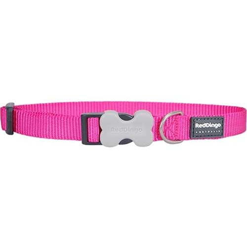 REDDİNGO KLASİK PEMBE KÖPEK BOYUN TASMASI 20 MM DC-ZZ-HP-20