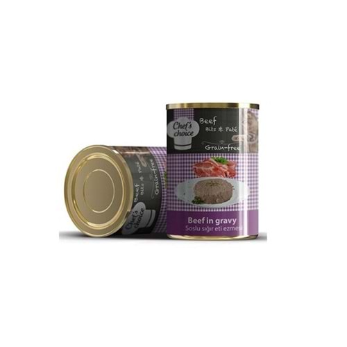 CHEFS CHOİCE F. BEEF PATE KEDİ KONSERVE 400 GR