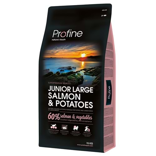 PROFİNE C.JUNIOR LARGE SALMON&POTATOES 15 KG