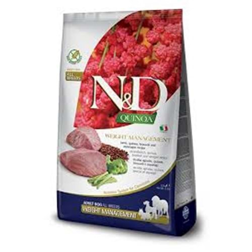 N&D C.ADULT KİNOA WEIGHT MANAGEMENT KUZU 7 KG