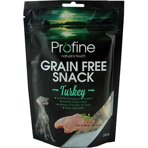 PROFİNE GRAİN FREE SNACK TURKEY 200 GR