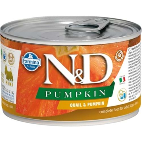 N&D C.ADULT MINI PUMPKIN BILDIRCIN 140 GR