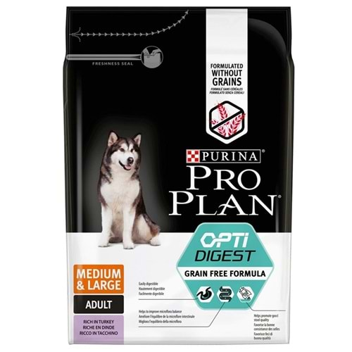 PROPLAN C. TAHILSIZ MEDIUM LARGE HASSAS HİNDİ 12 KG