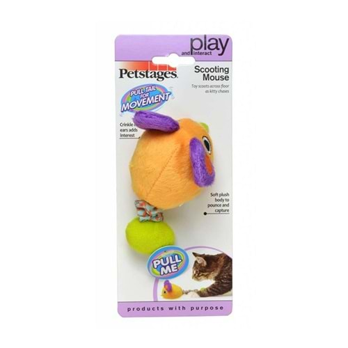 PETSTAGES SCOOTING MOUSE OYUNCAK