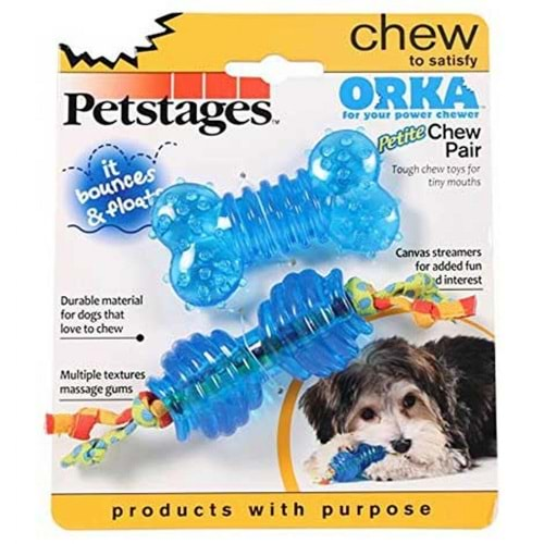 PETSTAGES ORKA CHEW PAIR 2 PACK OYUNCAK