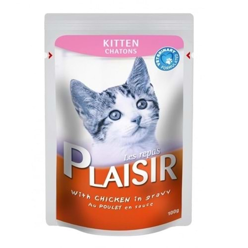 PLAİSİR F. POUCH KITTEN CHICKEN 100GR