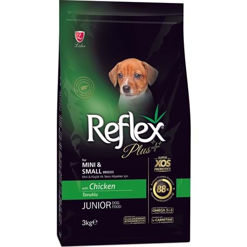 REFLEX PLUS DOG MİNİ & SMAL JUNİOR CHICKEN 3KG