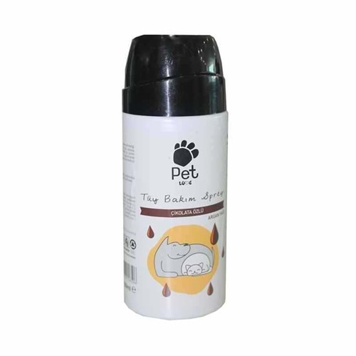 PETLOVE TÜY BAKIM SPREYİ ÇİKOLATA ÖZLÜ 150ML