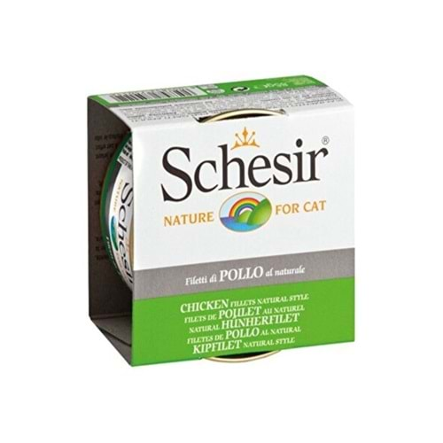 SCHESİR 85 GR KEDİ KONSERVE - TAVUKLU NATURAL