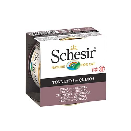 SCHESİR 85 GR KEDİ KONSERVE - TON BALIKLI VE KİNOA