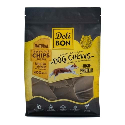 DELİBON DERİ CİPS 400GR TORBA NATURAL CİPS*400GR