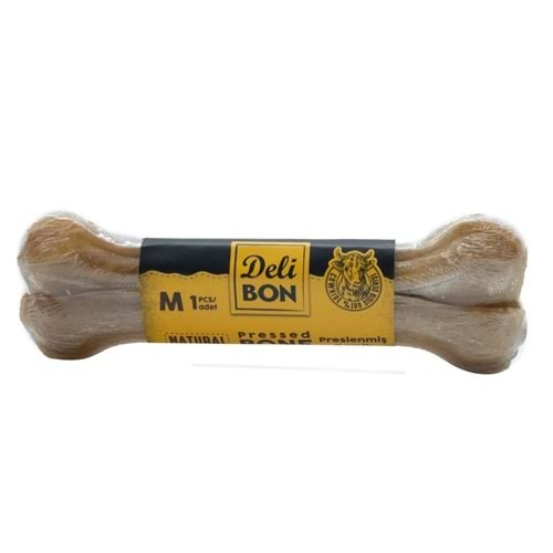 DELİBON DERİ PRES KEMİK M BOY 1 Lİ VAKUM NATUREL 15 CM