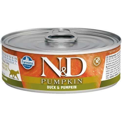 N&D F.ADULT PUMPKİN ÖRDEK & BALKABAĞI 70 GR