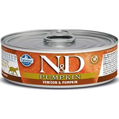 N&D F.ADULT PUMPKİN GEYİK&BALKABAĞI 70 GR