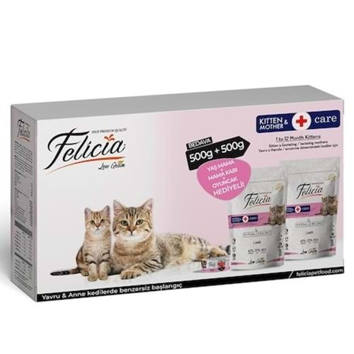 FELİCİA AZ TAHILLI KITTEN&MOTHER 500+500 GR