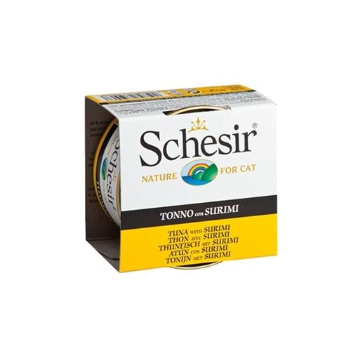 SCHESİR 85 GR KEDİ KONSERVE - TON BALIKLI & YENGEÇLİ