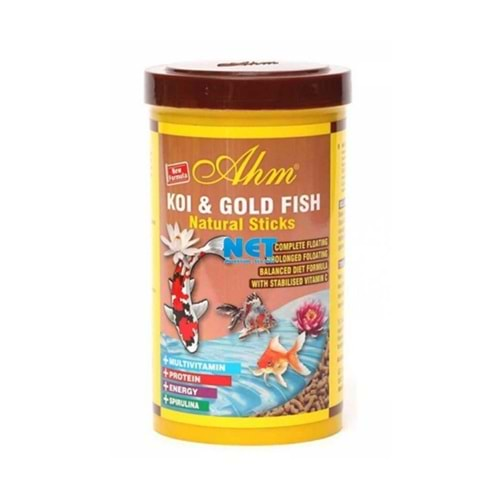 AHM KOI&GOLD FISH NATURAL POND STICKS 1250 ML