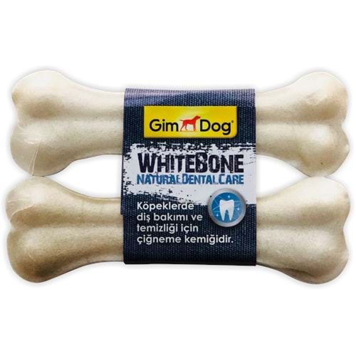 GİMDOG KÖPEK KEMİK PRESS 2 Lİ WHITE 5,5 - 14 CM