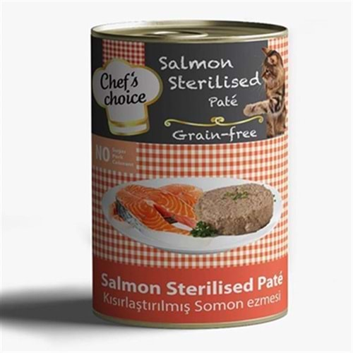 CHEFS CHOİCE F. STERILISED SALMON KEDİ KONSERVE 400 GR