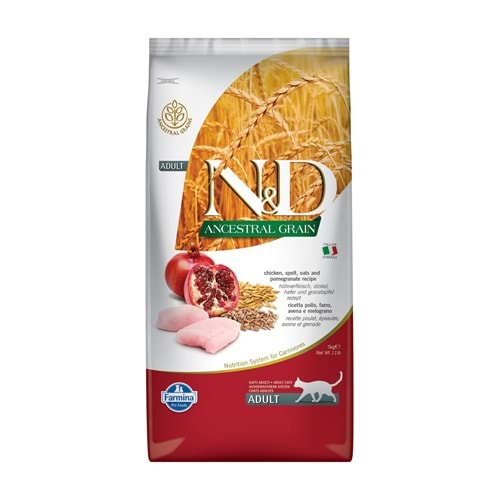 N&D ANCESTRAL GRAIN F.ADULT TAVUK&NAR 5 KG