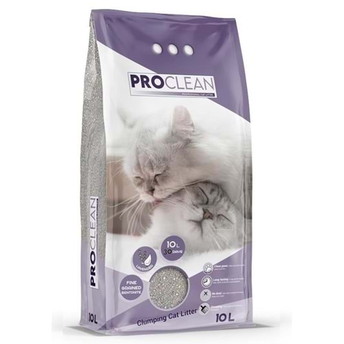 PROCLEAN LAVENDER İNCE TANELİ KEDİ KUMU 10 LT