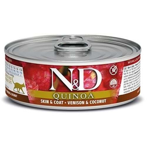 N&D F.ADULT QUINOA GEYİK&HİNDİSTAN CEVİZİ 80 GR